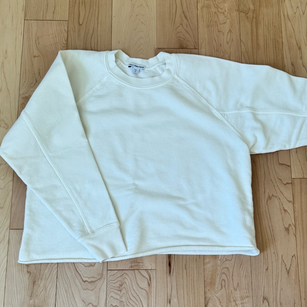 James Perse Off White Sweatshirt